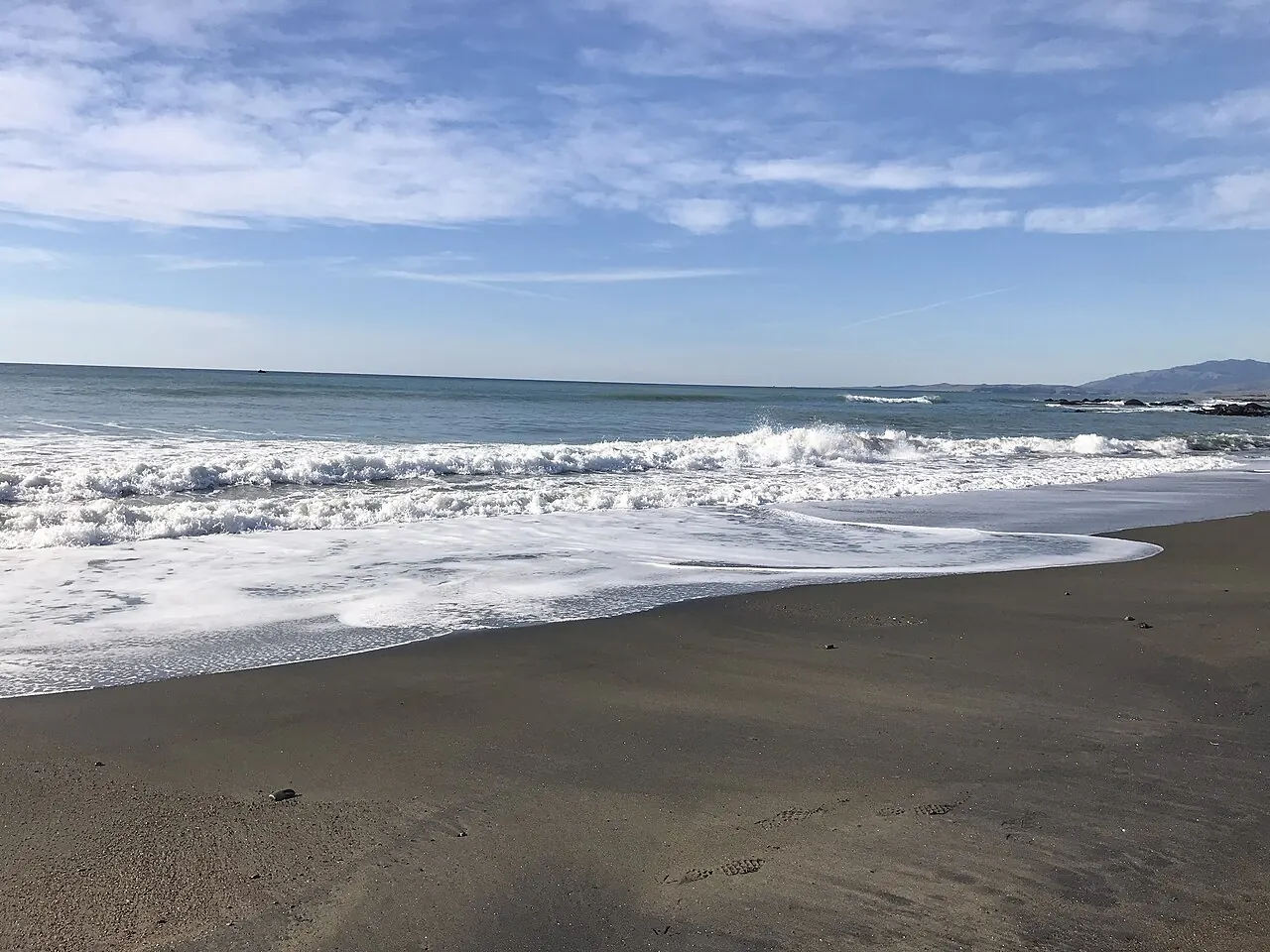 Pacific coastline at Cambria, California